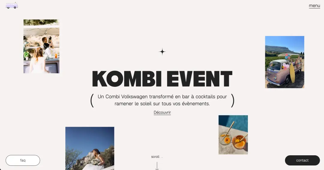 Site internet de KombiEvent
